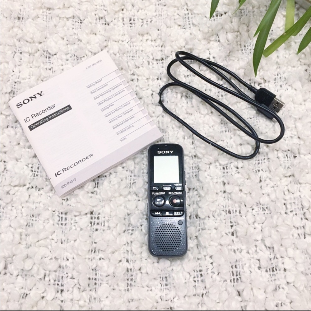 Sony Digital Flash Voice IC Recorder ICD-PX312